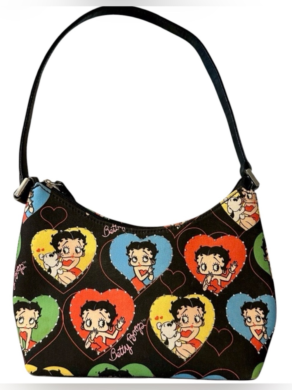 Betty Boop heart-print shoulder bag